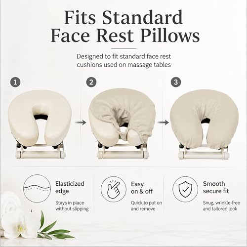Funda de microfibra para masaje ForPro natural ultraligera premium pack de 10 5