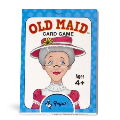 Regal Games Banapples Jr. & Old Maid Kids Card Games Ages 4 5 6 7 8+ | Family Fun Playing Card Set (80 Game Cards 2 Pack)