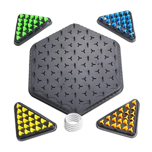 Triggle Juego Elástico, Juego De Triggle Board, Juego De Ajedrez En Cadena Triangular, Juegos de Sociedad para Reuniones Familiares con Colección De Y Adultos
