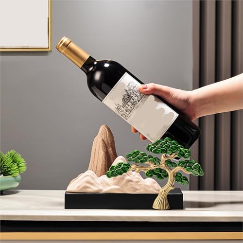 Soporte para Botella de Vino con Diseño de Árbol de Pino miniatura 5