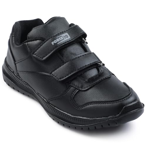 Image of Liberty Kids Skolpro-V Black School Shoes - 11C UK