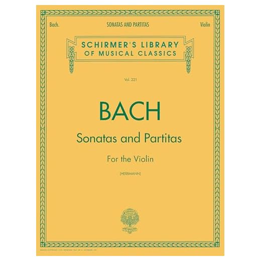 J.s. bach: sonatas and partitas for the violin: For Violin Solo: 221 (Schirmer's Library of Musical Classics)