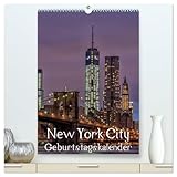 New York City Geburtstagskalender (hochwertiger Premium Wandkalender 2026 DIN A2 hoch), Kunstdruck in Hochglanz: Zwischenstopp in New York City (CALVENDO Orte)