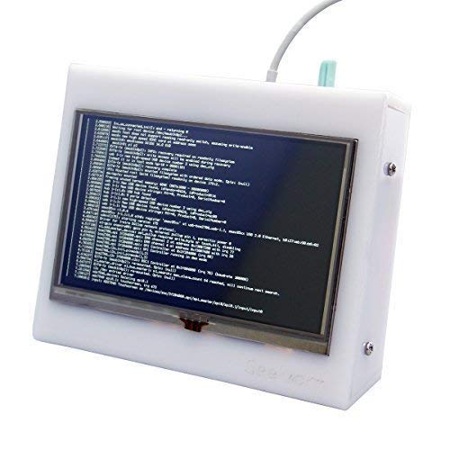 Geekworm 5-Inch HDMI TFT LCD Acrylic Screen Case Shell Encloser Support for Raspberry Pi 3 Model B & Pi 2B and B Plus