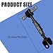 52390-S5A-A01 Rear Top Suspension Control Arm Adjustable Compatible with Honda Civic/Acura RSX EL 2001-2005, Alignment Suspension Camber Control Arms Kit Right and Left Side
