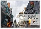 Aimant puissant à l'arrière Orlando, USA - : Le dragon à la banque Gringotts à Diagon Alley au monde magique de dans Studio Orlando. Studio Orland est un parc à thème à Orlando., Aimant de réfrigérateur