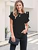 Cuptacc T Shirts for Women UK Basic Ladies Tops Crew Neck Womens Tees and Tanks Comfy Ladies Short Sleeve Blouses Black XL 18-20 #3