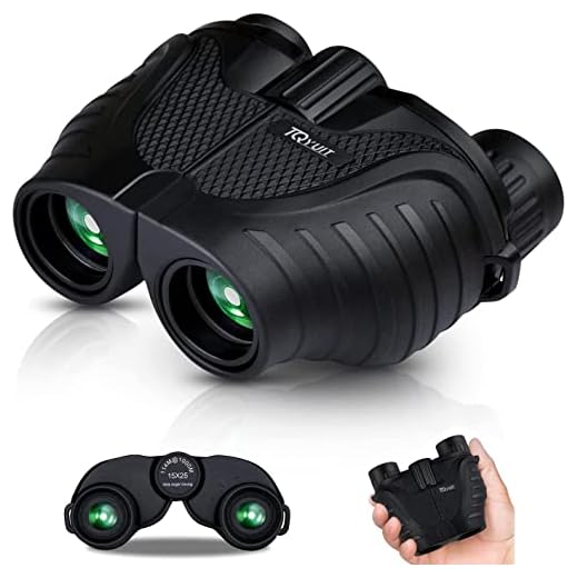 Binoculars 15x25 for Adults,Waterproof&Professional Binoculars with Low Light Night Vision, Durable & Clear BAK4 Prism FMC Lens Binoculars. Suitable for Outdoor Sports and Concert,Bird Watching.