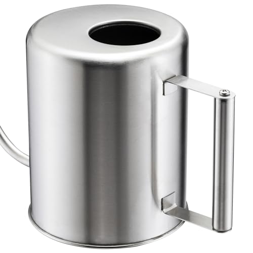 L&H Unico Watering Cans 62oz Plant Misters Steel Sprinkling Cans with 2Pcs Removable Spray Spout for Flowers