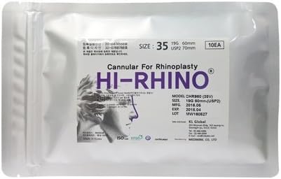 Everline Hi-Rhino/PDO Thread/Ultra V-Lift - Cannular Type 10pcs (19G/60mm/Size40/2)