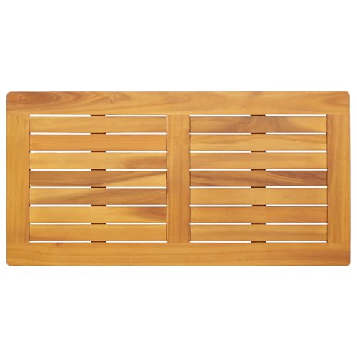 Plateau de table rectangulaire bois massif 90 x 45 cm moderne