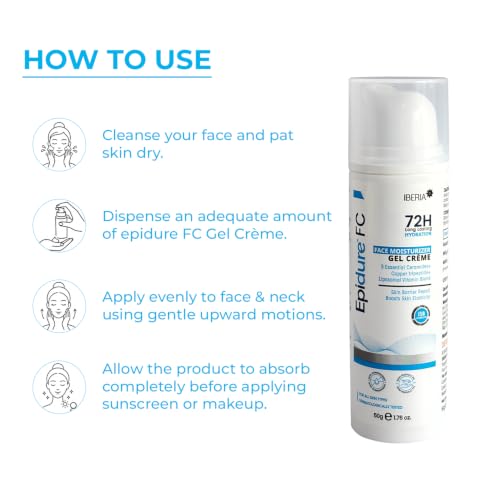 Epidure FC 72H Hydration Face Moisturizer 50g - Image 7