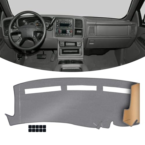 KEYOOG Dashboard Cover Dash Mat Fit for Chevy 06-99 Silverado 1500