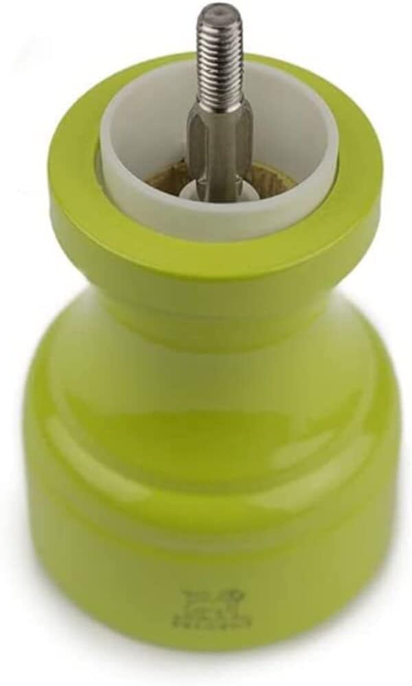 PEUGEOT- Bistro Salt Mill - Classic Salt Grinder - Made with PEFC Certified Wood - Made in France, 10 cm -4 in. Green Pistachio
