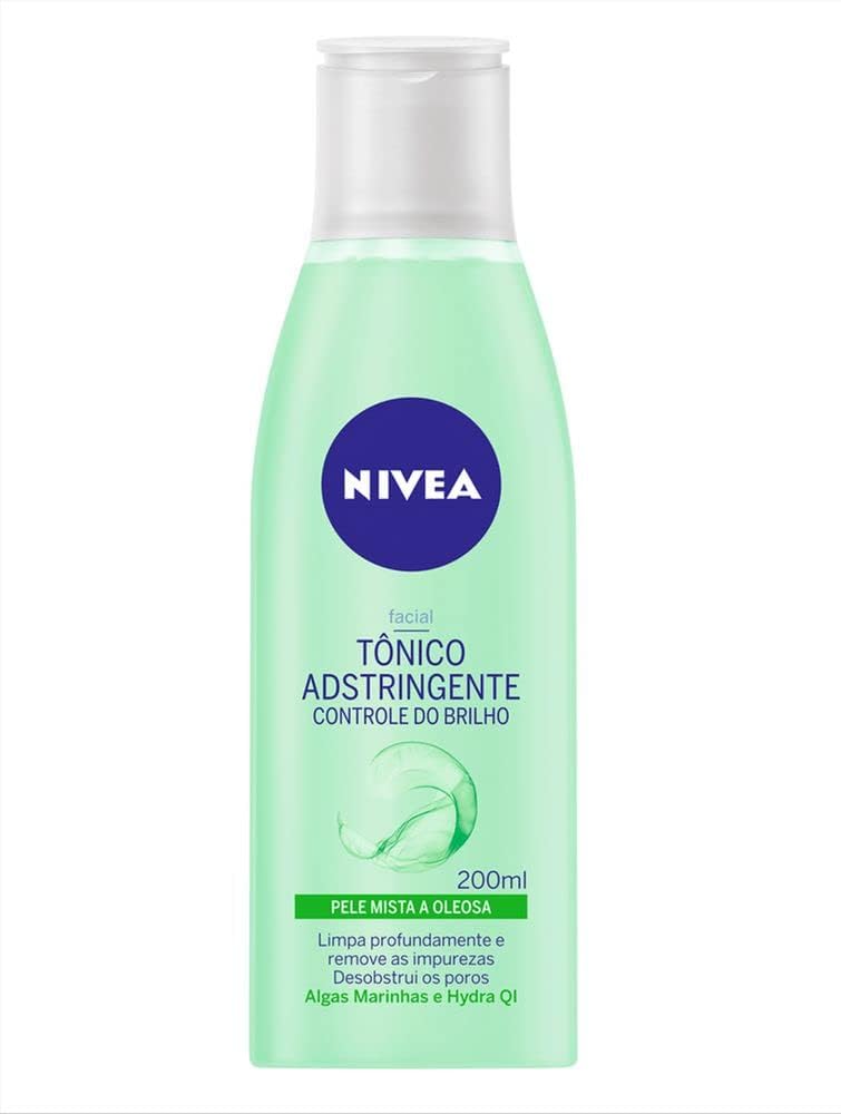 NIVEA Tônico Facial 200ml: controla brilho e reduz oleosidade — Melhor Controle Antibrilho Diário