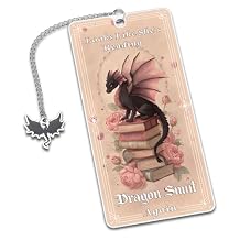 Smutty Book Lover Gifts for Women, Dragon Bookmarks for Women, Dark Romance Bookmarks, Fantasy Book Accessories for Reading Women Adult, Dragon Themed Gifts, Valentines Day Stocking Stuffers for Teens