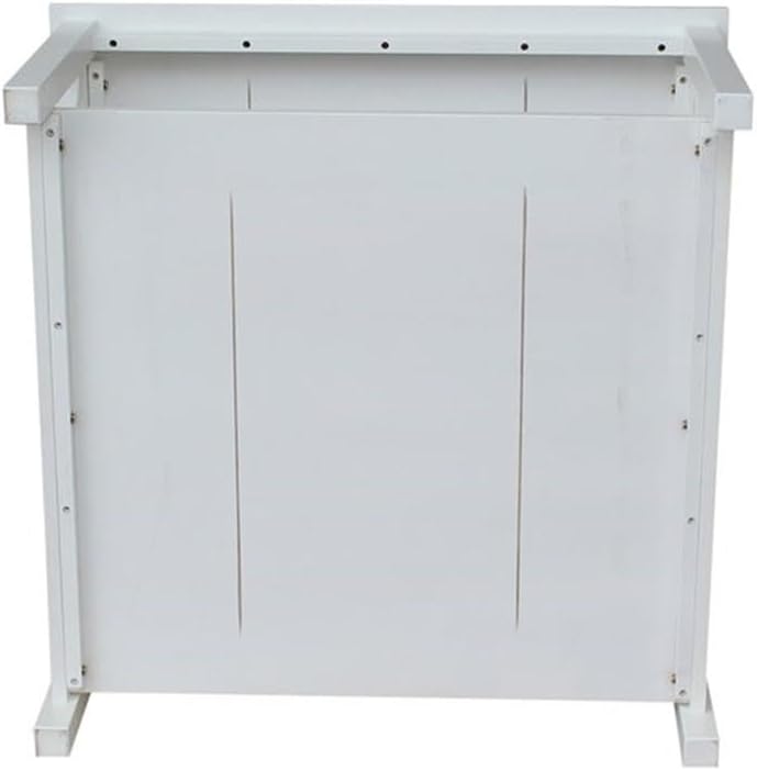 Solid Wood Hampton Square Coffee Table, White