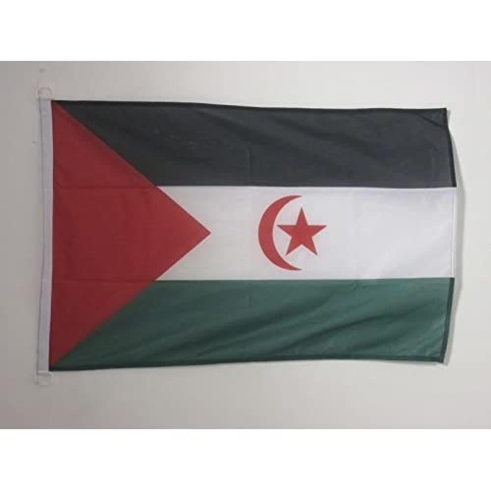 AZ FLAG Bandera Nautica de España Sin Armas 45x30 cm - Pabellón de Conveniencia Española Sin Escudo 30 x 45 Cm, Bandera de Barco con anillas — view 66