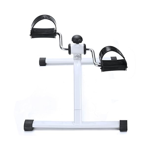 ANCHEER Leg Pedal Exerciser, Mini Exercise Bike Arm and Leg Exerciser-Resistance Adjustable - Image 3