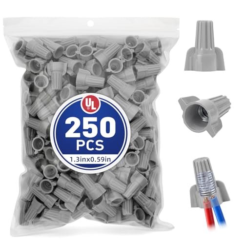Connecteurs de fils ailés gris pour installer vos luminaires et boîtes de dérivation
