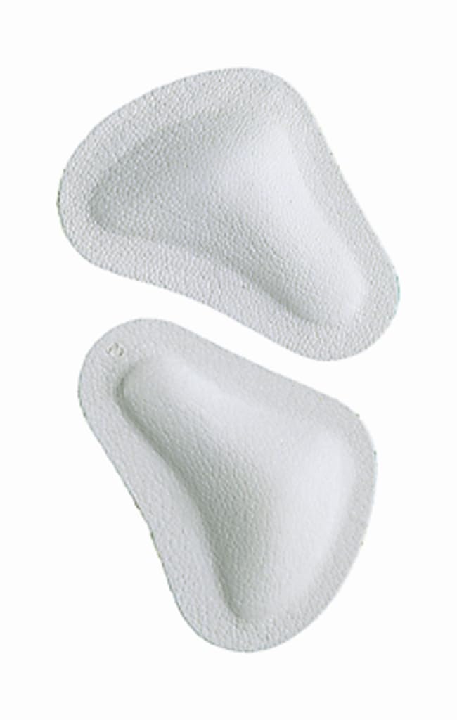 Pedag T-Form | German Made | Metatarsal Foot Pads for Pain Relief | Anatomically Correct | Vegetable Tan Leather | Self Adhesive | White | Size X-Large, Fits US Men 11-13 | 1 Pair