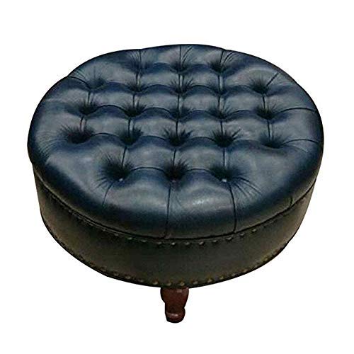 Banc en tissu noir capitonné de salon chic et contemporain