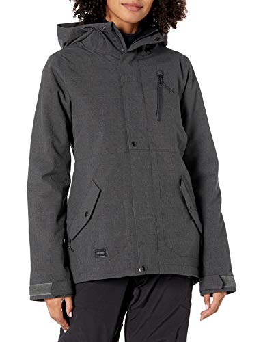 Volcom Junior's Ashler Insulated Snow Jacket, Dark Grey, M