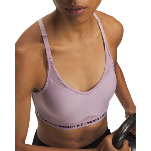 Under Armour Crossback Low Impact BH, Mauve Pink/Lila Echo, Medium – Ansicht 3