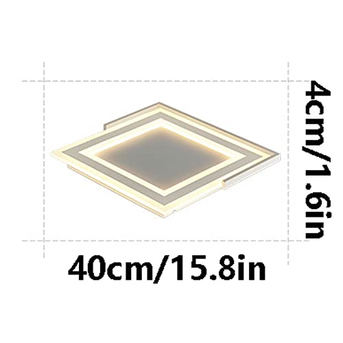 Plafonnier LED moderne et lampes encastrées de salon - 8