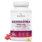 Bandini® Berberina 1000mg pura alto dosaggio | 180 compresse - Berberin HCl