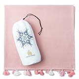 CASAVERSE Turkish Beach Towel, 100% Cotton Quick Dry Sand Free Beach Towels, Travel Turkish Towel