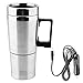 Solomi Electric Car Bollitore - Water Heater Auto, Acciaio Inossidabile bollitore Elettrico Tazza dell'Acqua di Riscaldamento for caffè tè 12V 60W 350ML + 150ML