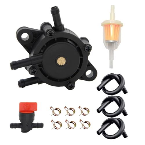 808656 691034 Fuel Pump Replacement Compatible with Kohler 17HP-25HP Lawn Mower Fuel Pump for Briggs and Stratton John Deere Kawasaki Yamaha Golf Cub Cadet mikuni Predator 212 Engines