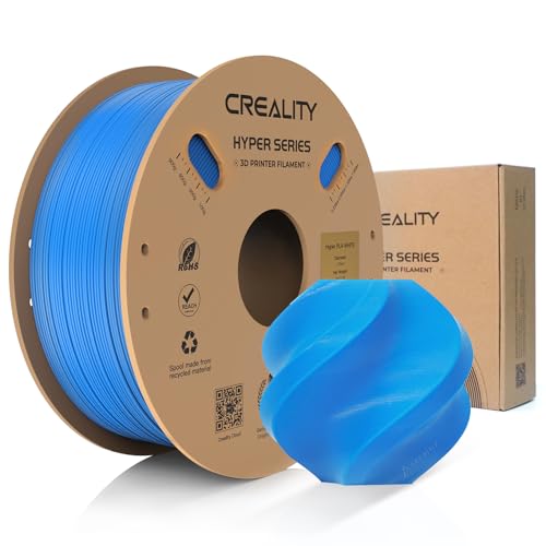 Creality Hyper PLA Filamento, Filamento para Impresora 3D 1.75 mm 1KG, PLA de Alta Velocidad 30-600 mm/s, Precisión Dime