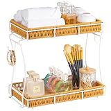 coiffeuse meuble salle Organisation Modulable et Multi-usage: Utilisez-le comme rangement maquillage organisateur, pour les produits de beauté, ou encore en rangement serviette salle de bain. Ses panier rangement amovibles en font un organisateur maquillage et parfum pratique au quotidien