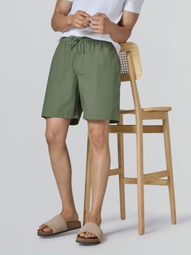 Image of XYXX Zen Solid Shorts for Men with Side Pockets and Drawstring |Relaxed Fit Shorts