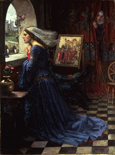 Impression Vanity John William Waterhouse sur toile d'art 58 x 90 cm aux détails picturaux précis