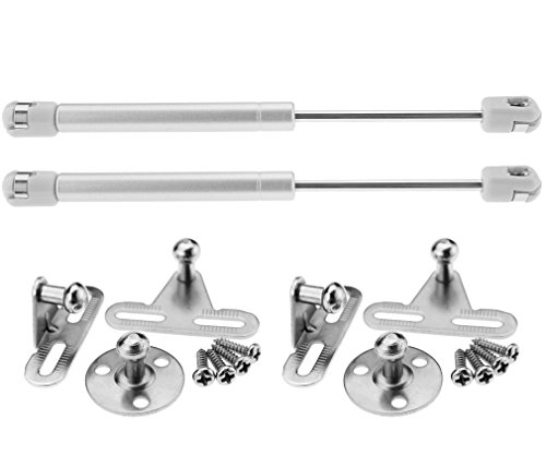 2 x vérins à gaz 150N ressort support pour Armoires de cuisine levage de porte amortisseur charnière