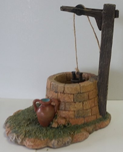 Fontanini Town Well with Working Bucket, Nativity Village Addition
