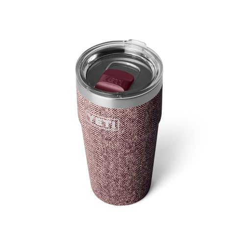 Image of YETI Rambler 20 oz Stackable Tumbler, Stainless Steel, Vacuum Insulated with MagSlider Lid