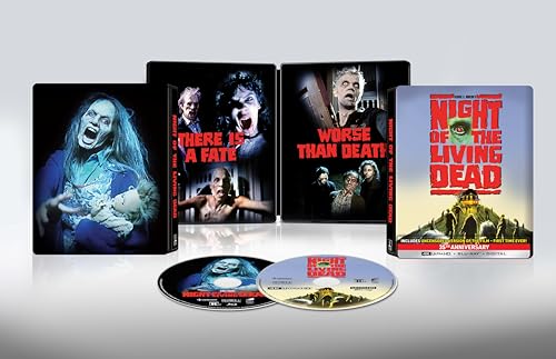 Night of the Living Dead (1990) (4K Ultra HD + Blu-ray + Digital SteelBook) - 4K + Blu-ray + Digital by Sony Pictures - Used condition - US$34.34