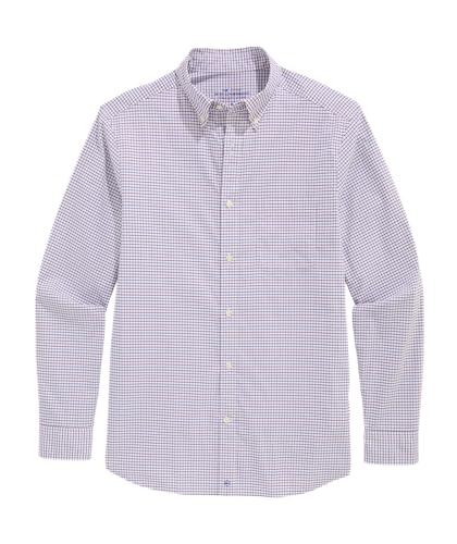 vineyard vines Men's Wauwinet Tattersall Performance Cotton Shirt