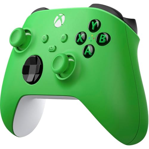 Image of Microsoft QAU-00090 Xbox Wireless Dual Controller Bundle (Velocity Green) for Xbox Series X|S, Xbox One, Windows PC, Android and iOS