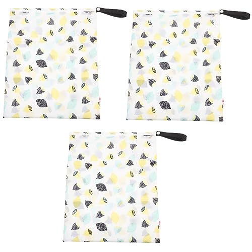 FOMIYES 3 Uds Bolsa De Almacenamiento para Pantalones De Pañales Accesorios para Teléfono Cochecito Pañales De Bolsillo Pequeña Bolsa Húmeda Artículos De Tocador Bolsa De Pañales Lavable