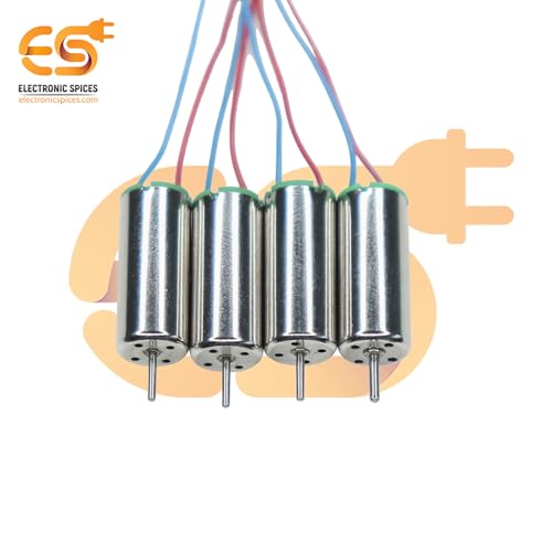 Image of Electronic Spices Metal Dc 3.7V 716 7X16Mm Micro Coreless Motor With Propeller High-Speed Mini Drones (4 Motors + 4 Propellers)