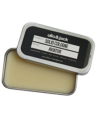 Aviator Men's Solid Cologne by ulio&jack .5oz Travel Friendly Tin