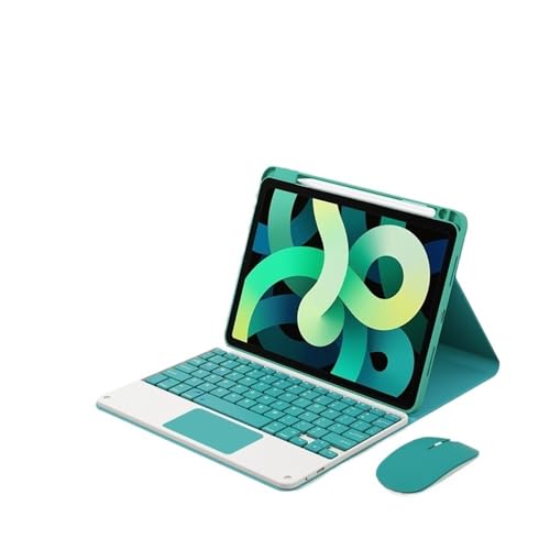 Coque Redmi Pad SE 11 touches carrées et rondes étui clavier vert