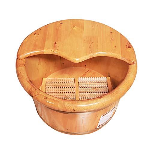 Spa de pies de madera Katzowen 41x26x31 cm
