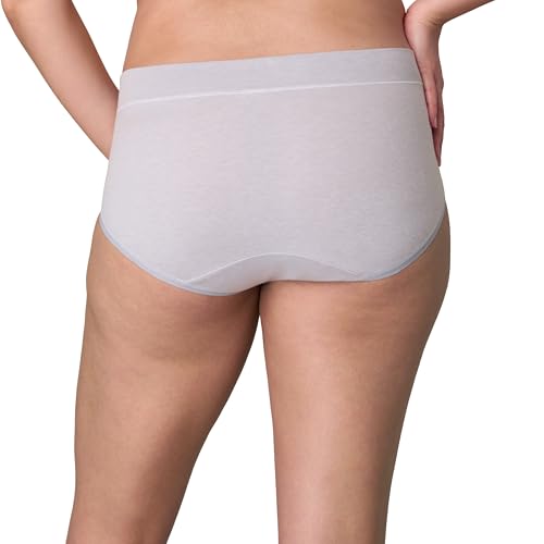 Image of PLAYTEX Women's Tummy Control Underwear Hipster Pack, 3-Pack, Stretch Cotton, Plus Size Panties Avail., Moisture Wicking