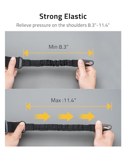 CVLIFE Rifle Sling Two Point Sling, Removable Pad 360° Swivels, Elastic - image 4